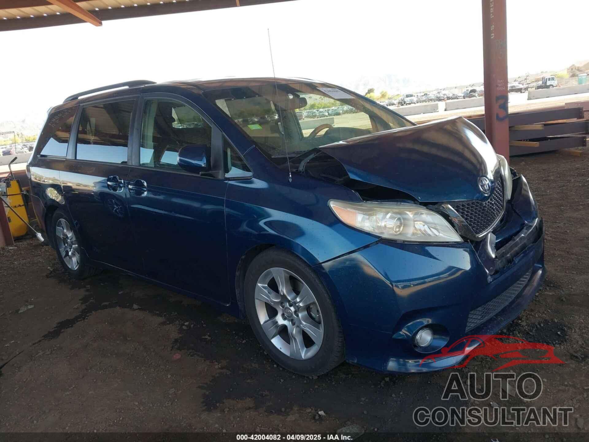 TOYOTA SIENNA 2012 - 5TDXK3DC0CS264643