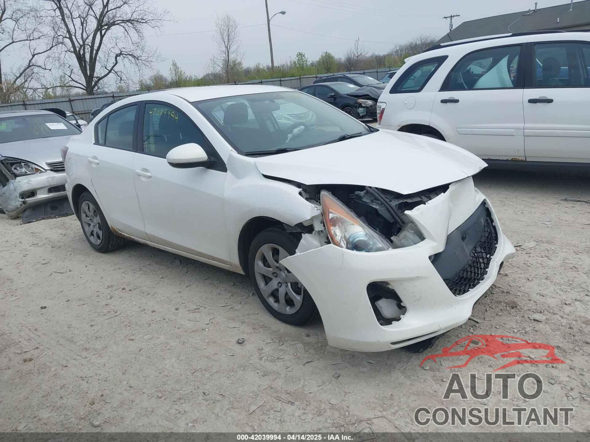 MAZDA MAZDA3 2013 - JM1BL1UP7D1750167
