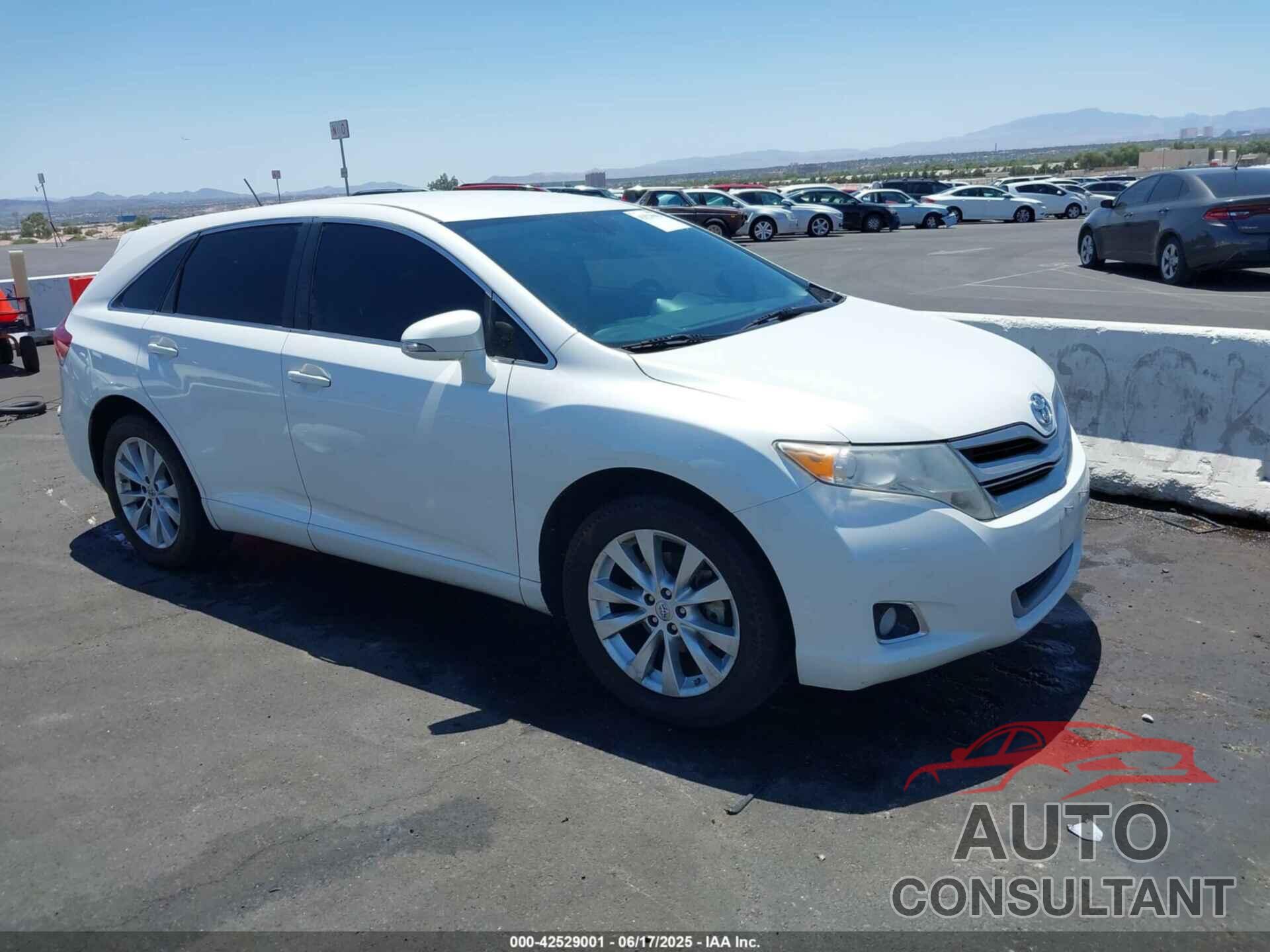 TOYOTA VENZA 2014 - 4T3ZA3BBXEU085730