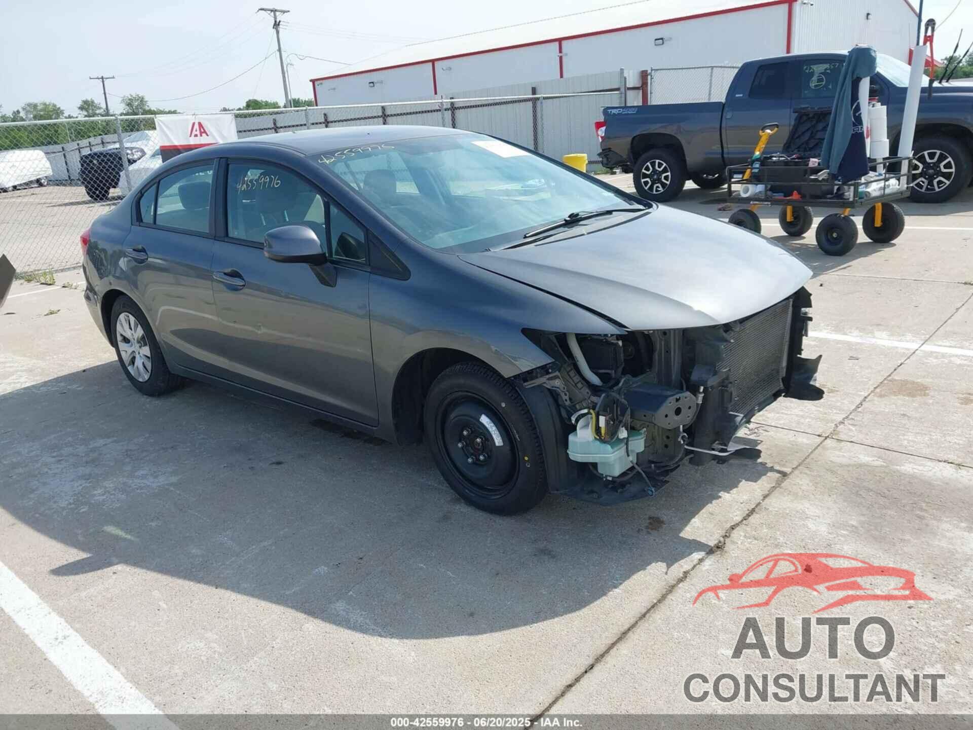 HONDA CIVIC 2012 - 2HGFB2F59CH561897