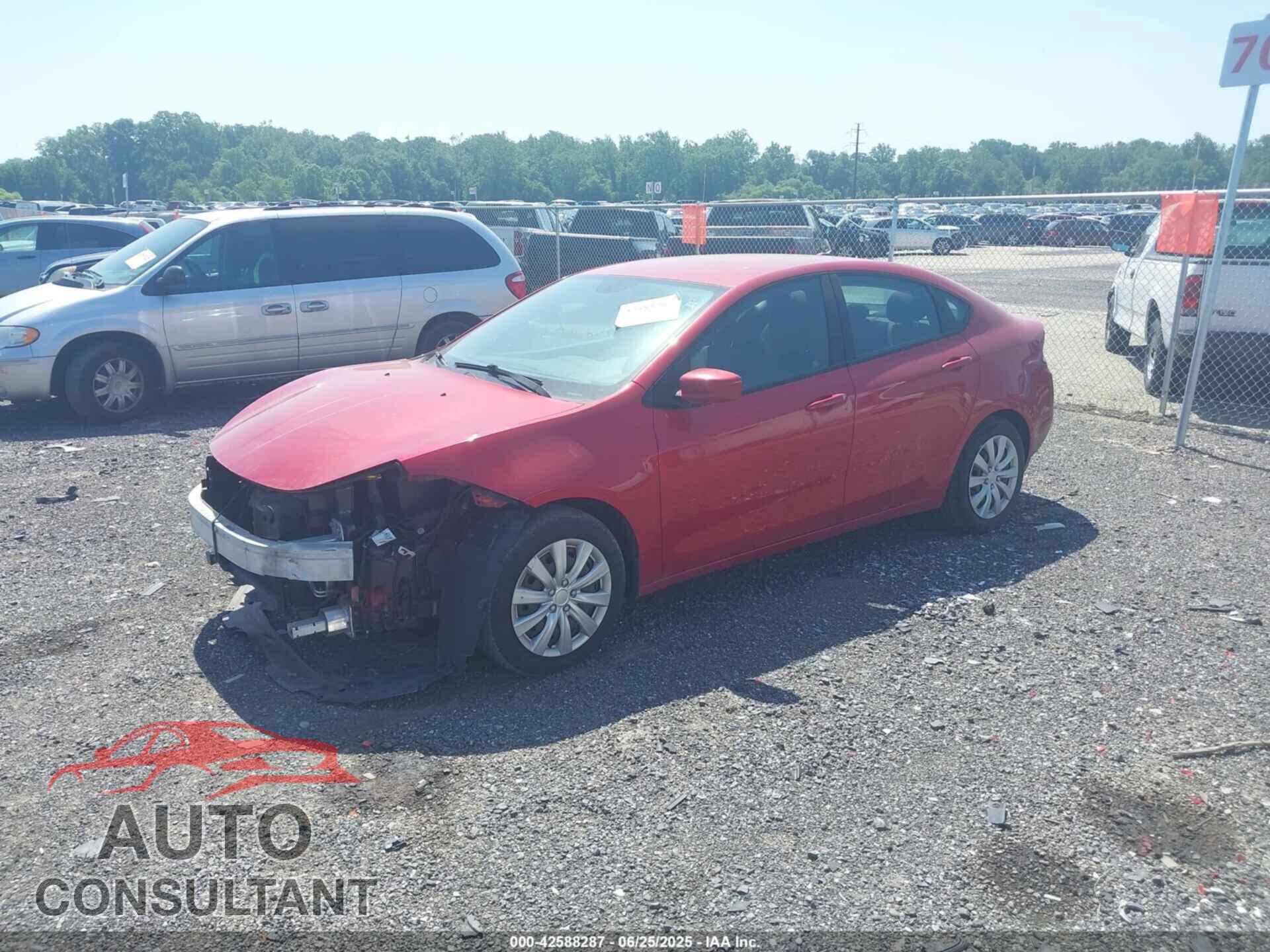 DODGE DART 2014 - 1C3CDFBB7ED675108