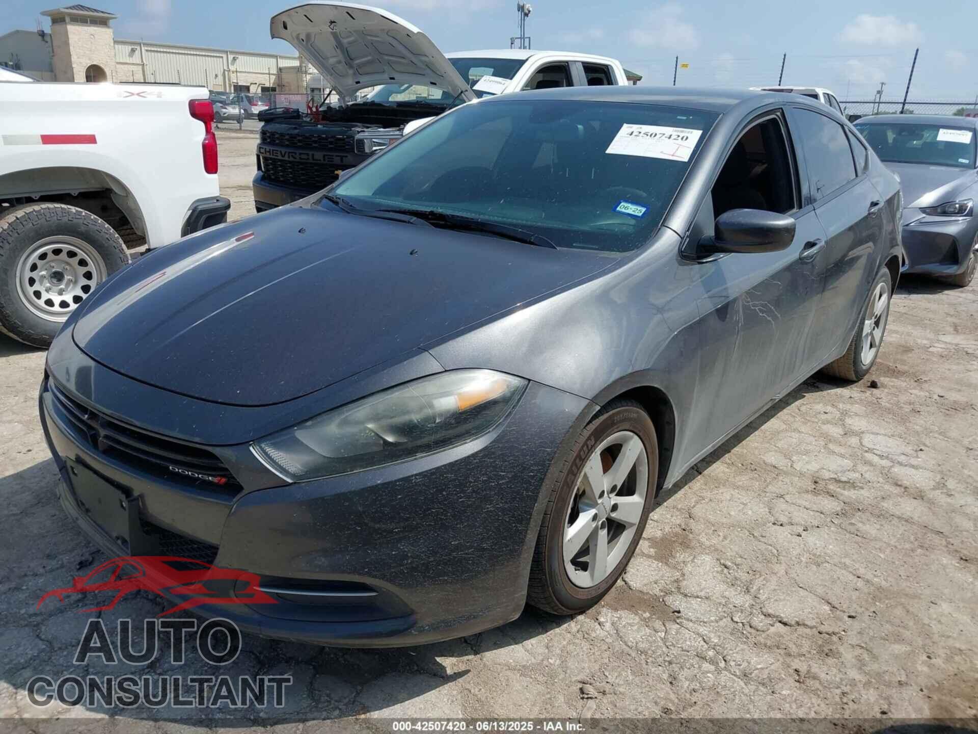DODGE DART 2015 - 1C3CDFBB2FD128247