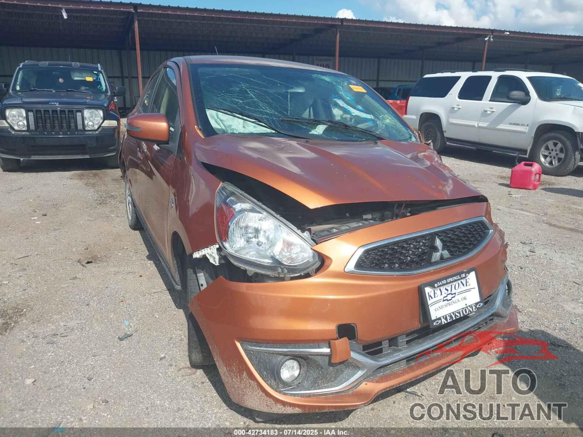 MITSUBISHI MIRAGE 2018 - ML32A4HJ7JH011190