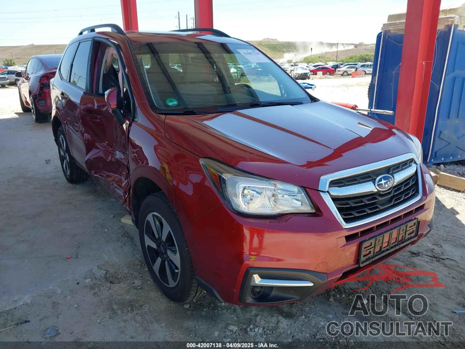 SUBARU FORESTER 2018 - JF2SJAEC6JH408179