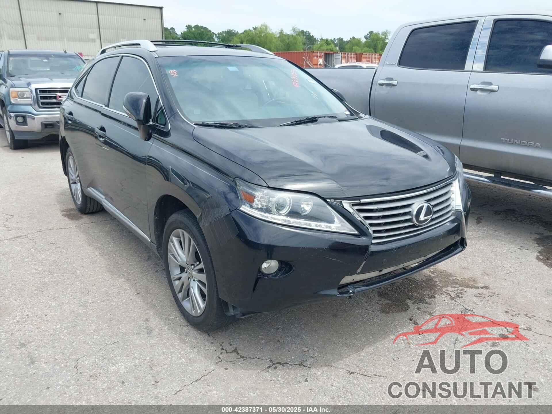 LEXUS RX 350 2013 - 2T2ZK1BA8DC091782
