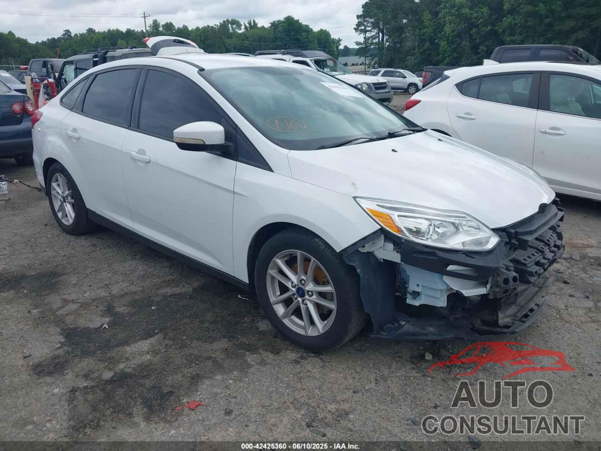 FORD FOCUS 2016 - 1FADP3F21GL293462