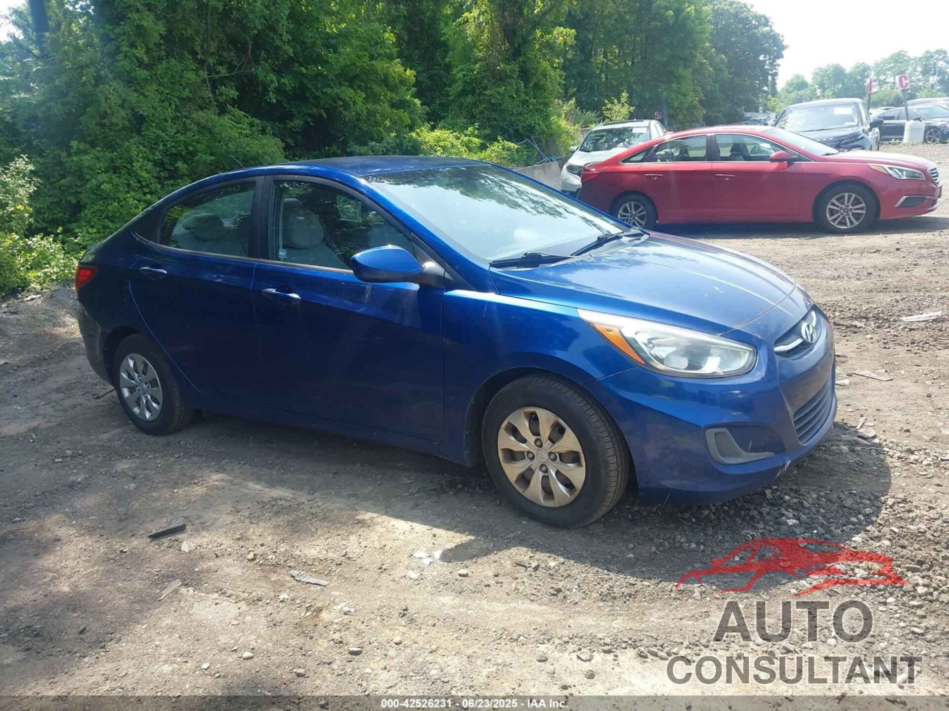 HYUNDAI ACCENT 2015 - KMHCT4AE3FU841829