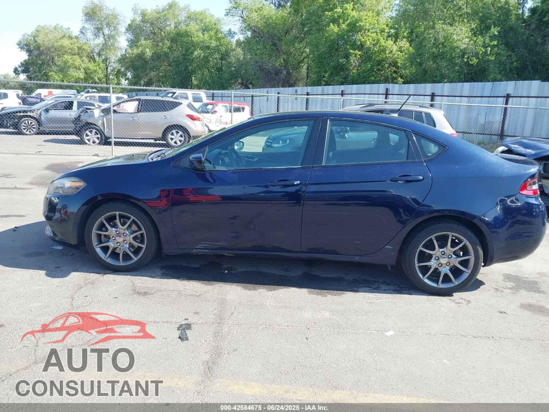 DODGE DART 2014 - 1C3CDFBB5ED697396