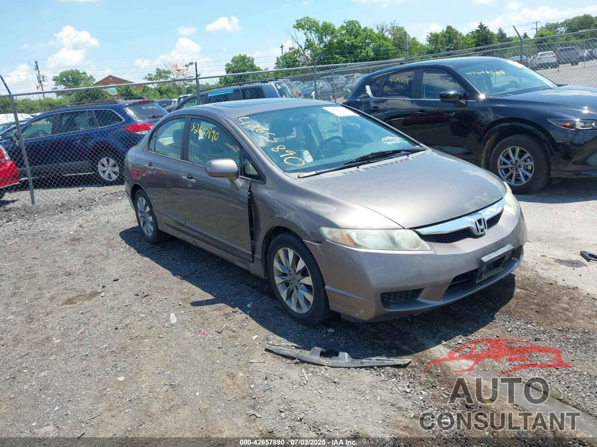 HONDA CIVIC 2010 - 19XFA1F85AE027763