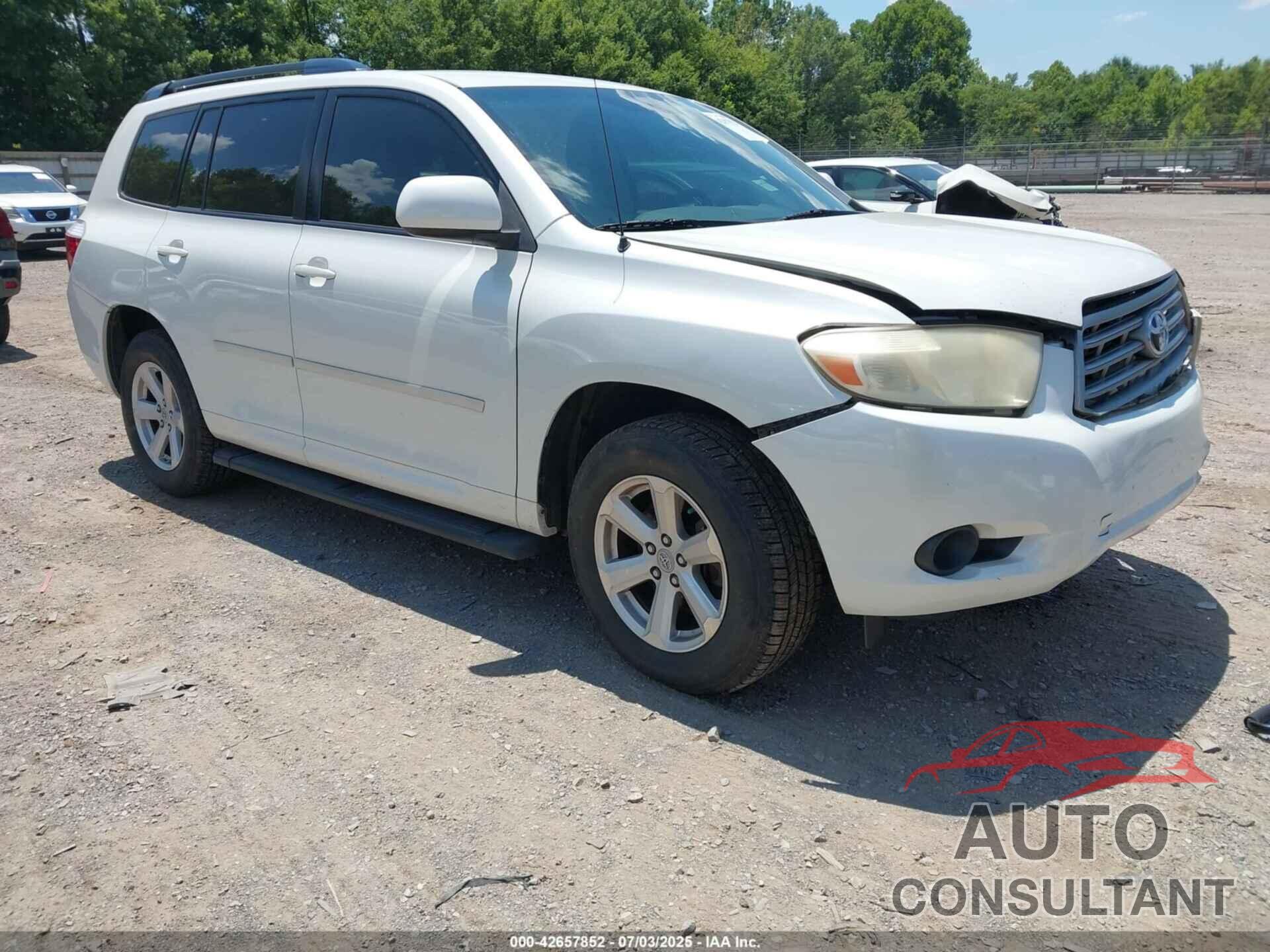 TOYOTA HIGHLANDER 2009 - JTEDA41AX92001683