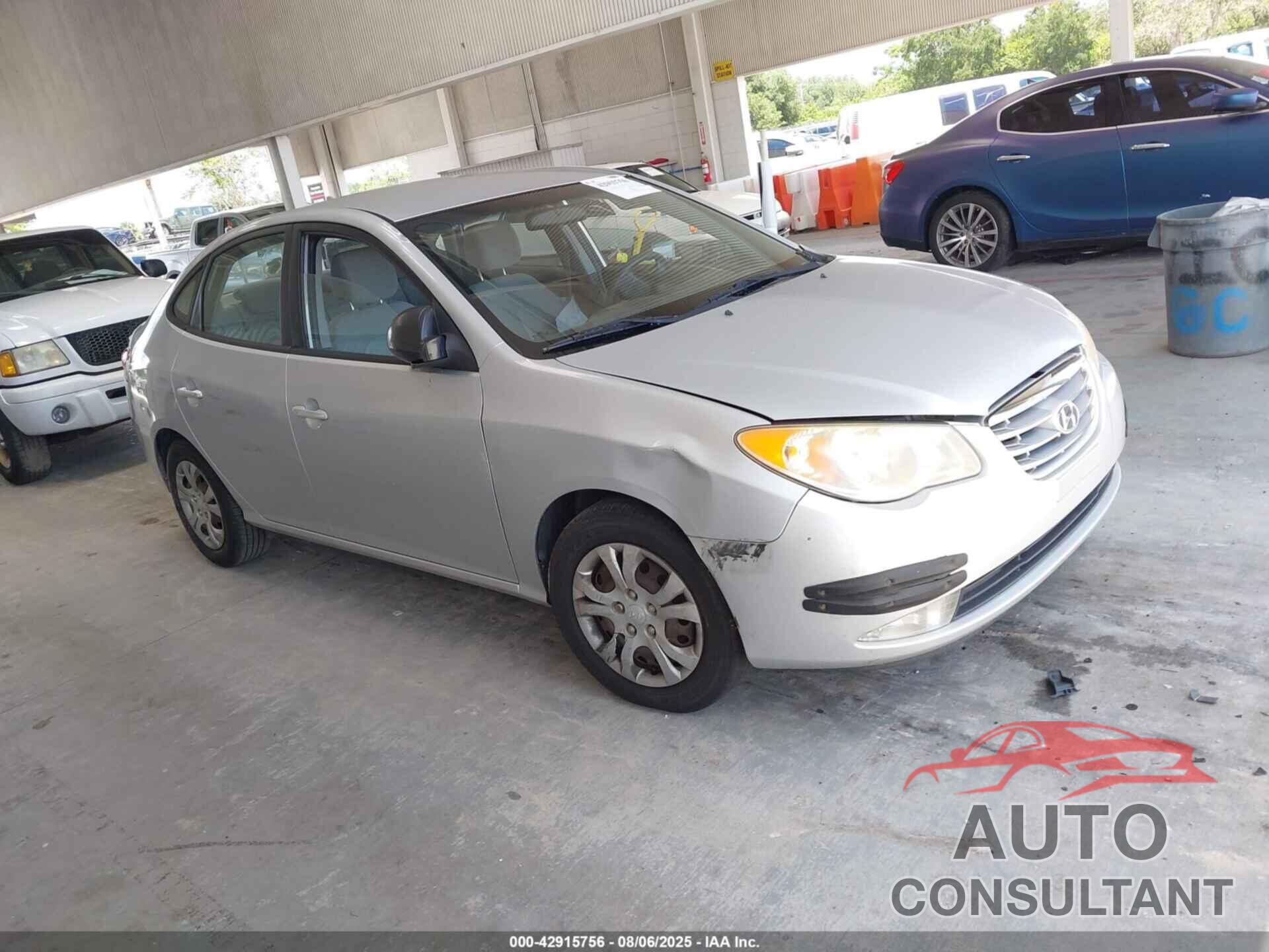 HYUNDAI ELANTRA 2010 - KMHDU4AD6AU169962