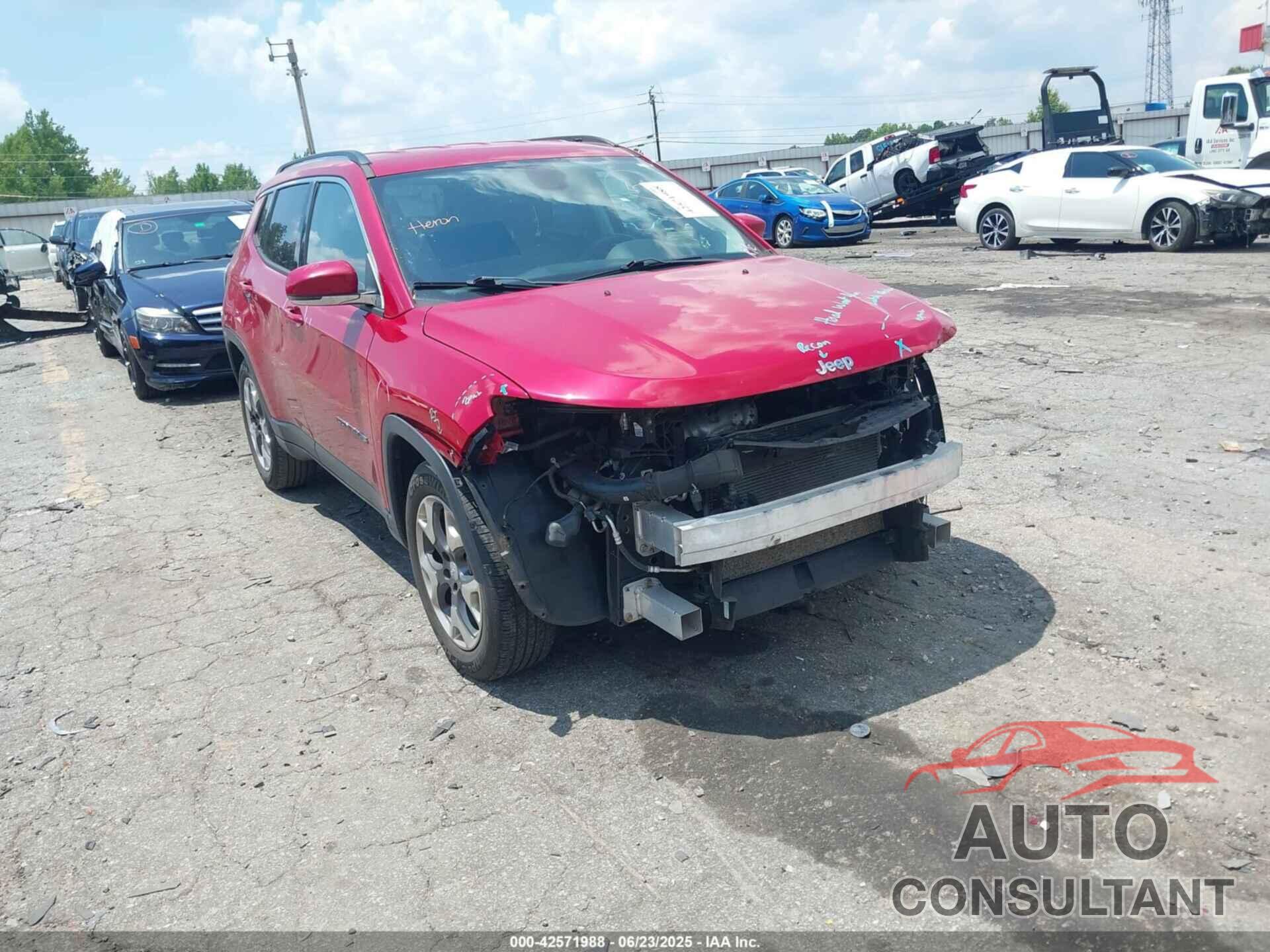 JEEP COMPASS 2019 - 3C4NJCCB7KT802133