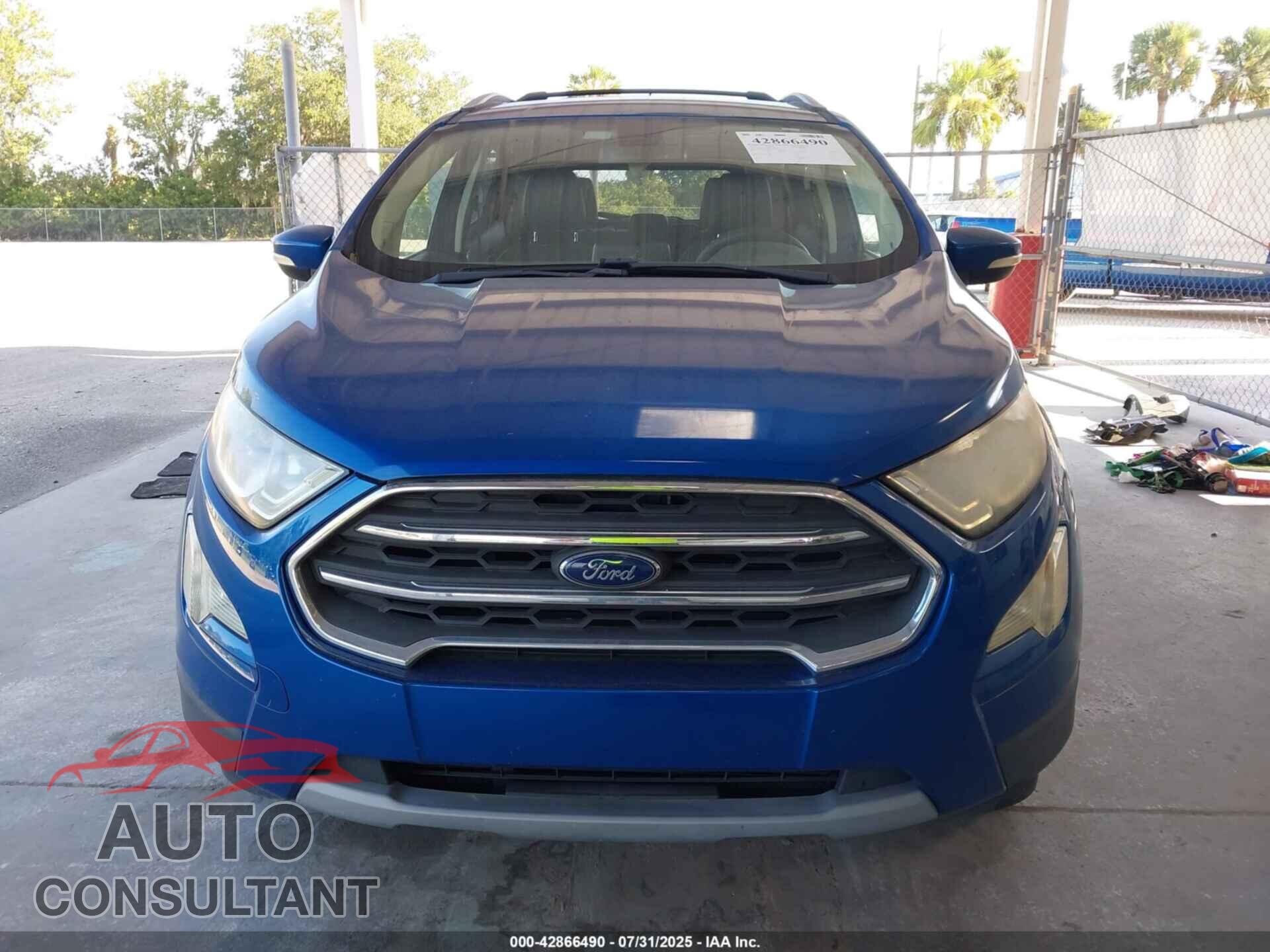 FORD ECOSPORT 2019 - MAJ6S3KL2KC310901