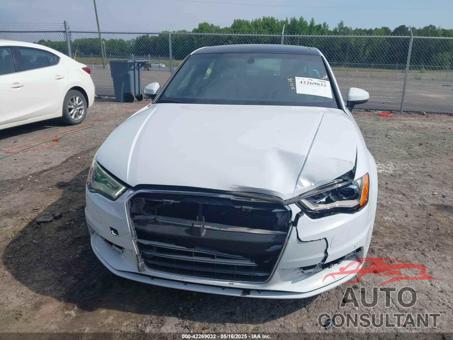 AUDI A3 2016 - WAUE8GFF1G1025221
