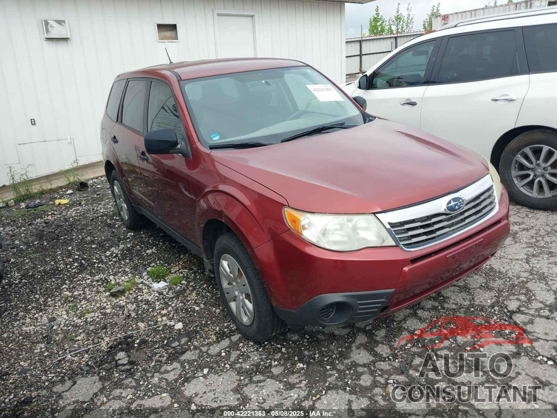 SUBARU FORESTER 2009 - JF2SH61689G730848