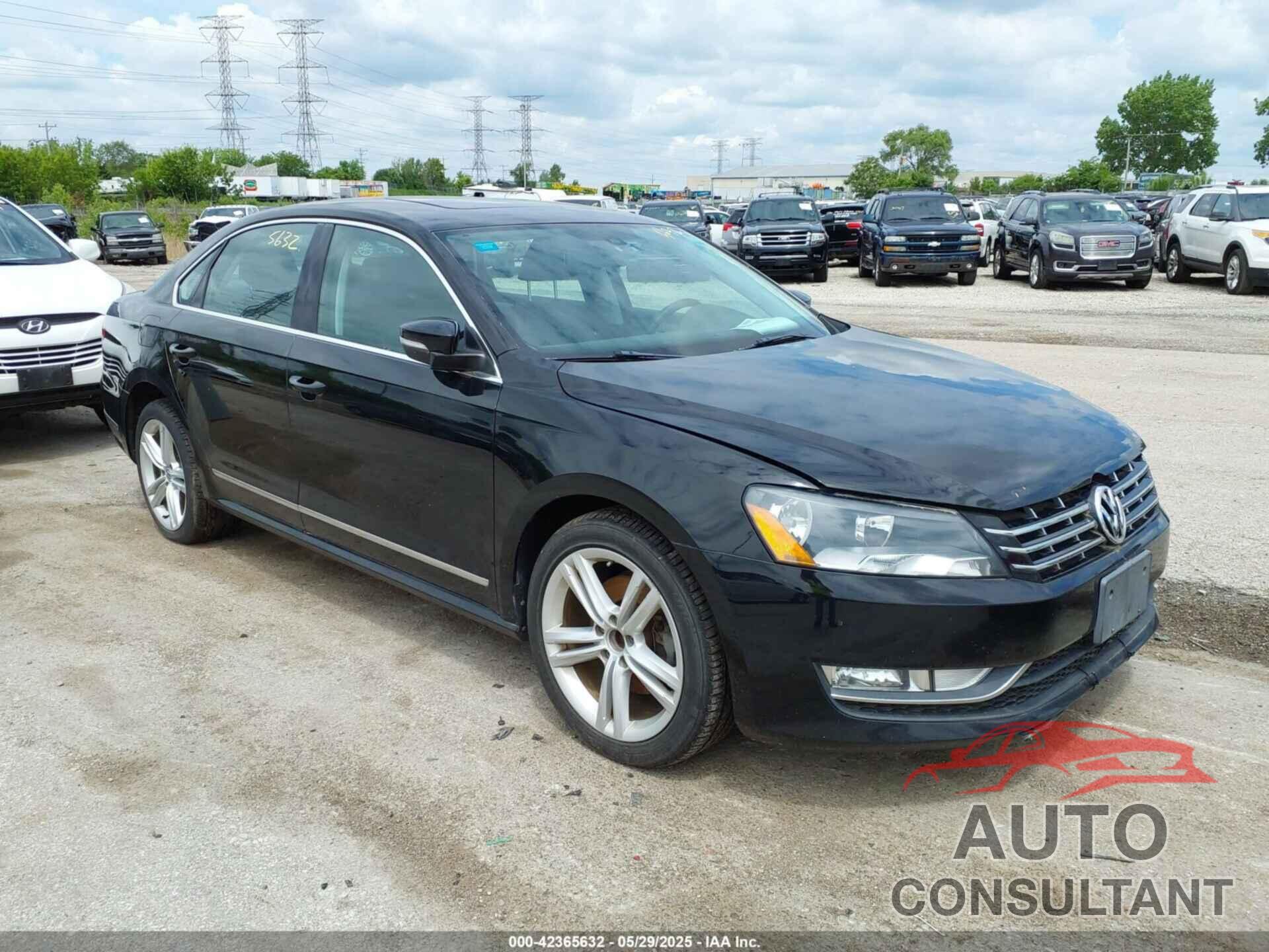 VOLKSWAGEN PASSAT 2013 - 1VWBN7A35DC104500