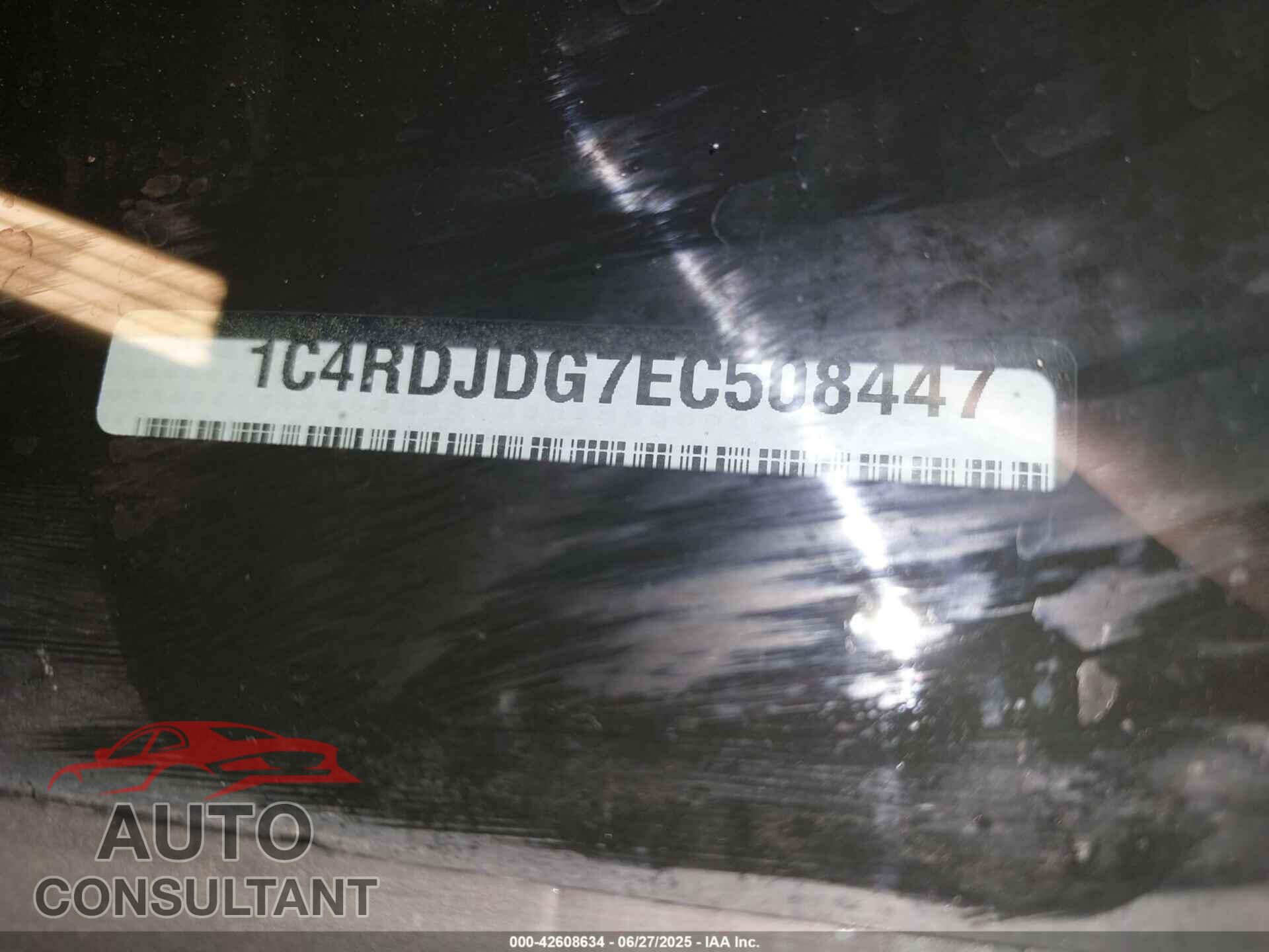 DODGE DURANGO 2014 - 1C4RDJDG7EC508447
