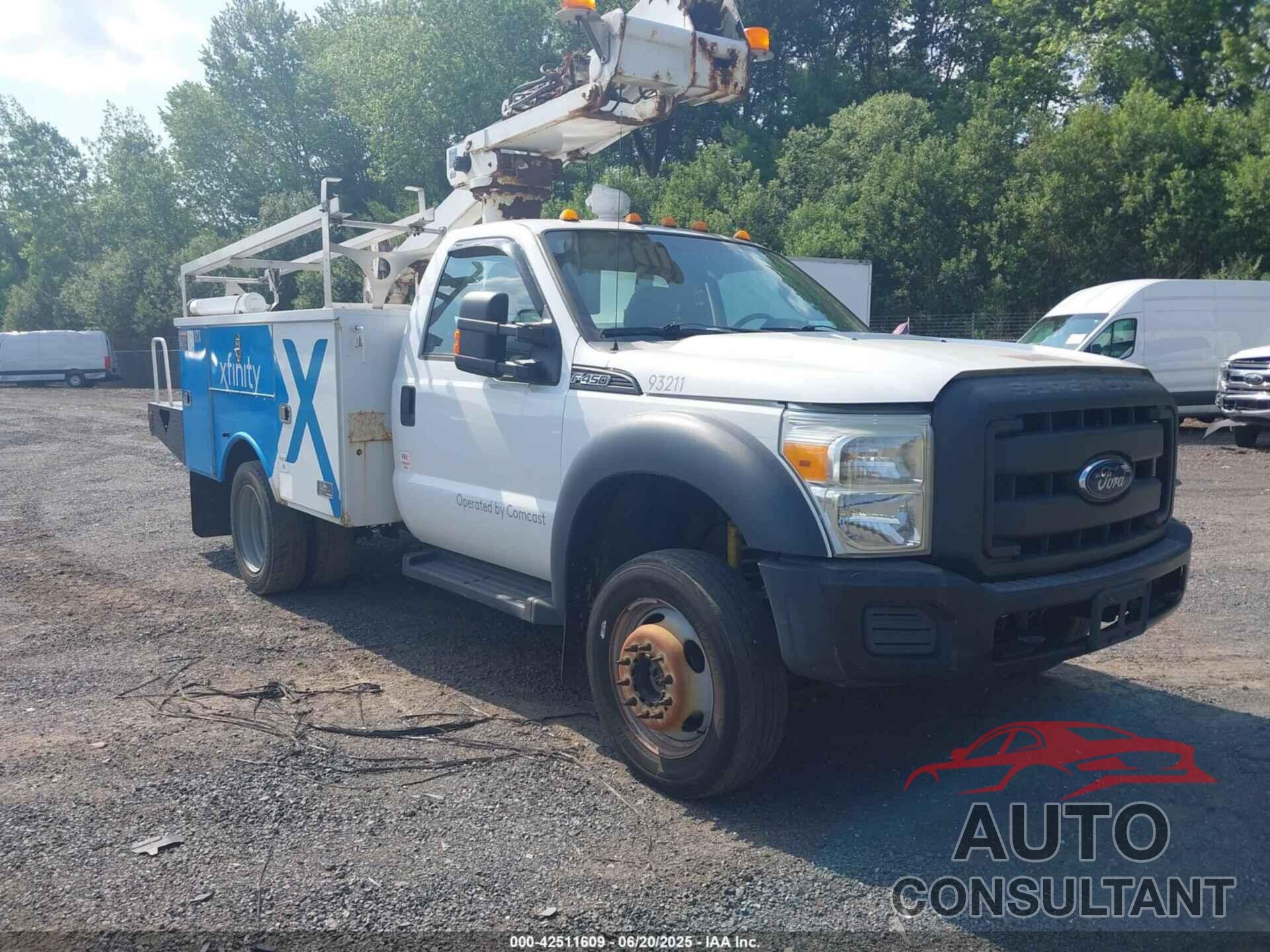 FORD F-450 CHASSIS 2012 - 1FDUF4HY5CEC63041