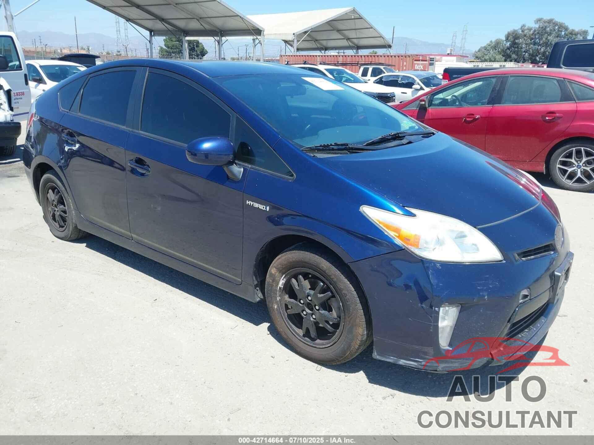 TOYOTA PRIUS 2013 - JTDKN3DU2D1723079
