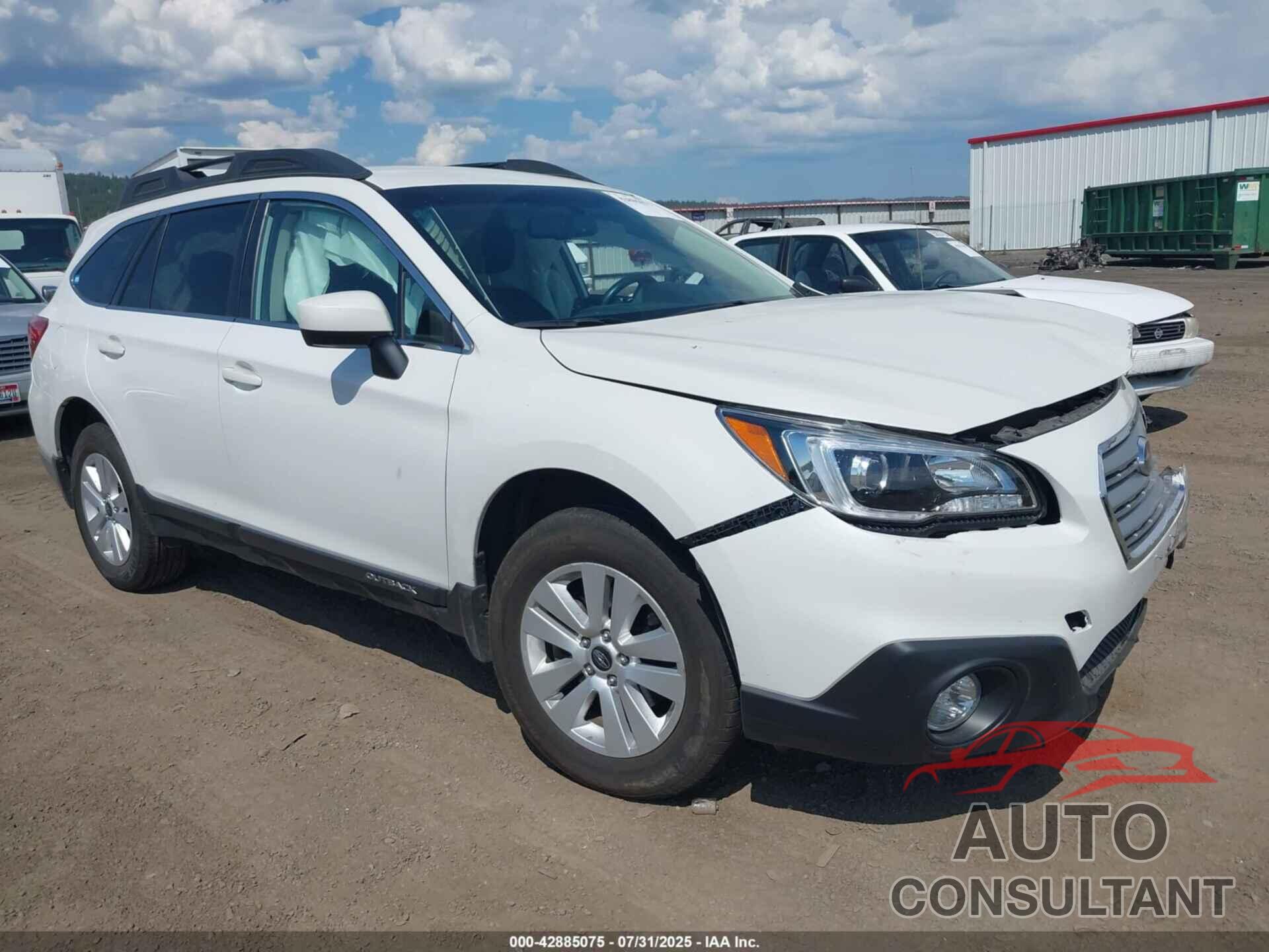 SUBARU OUTBACK 2015 - 4S4BSACC9F3322153