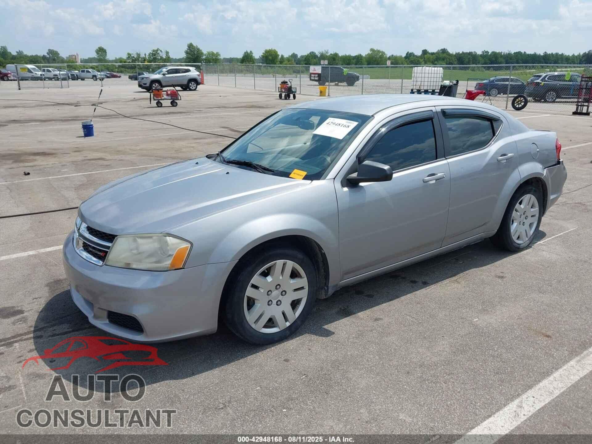 DODGE AVENGER 2013 - 1C3CDZAB2DN540291