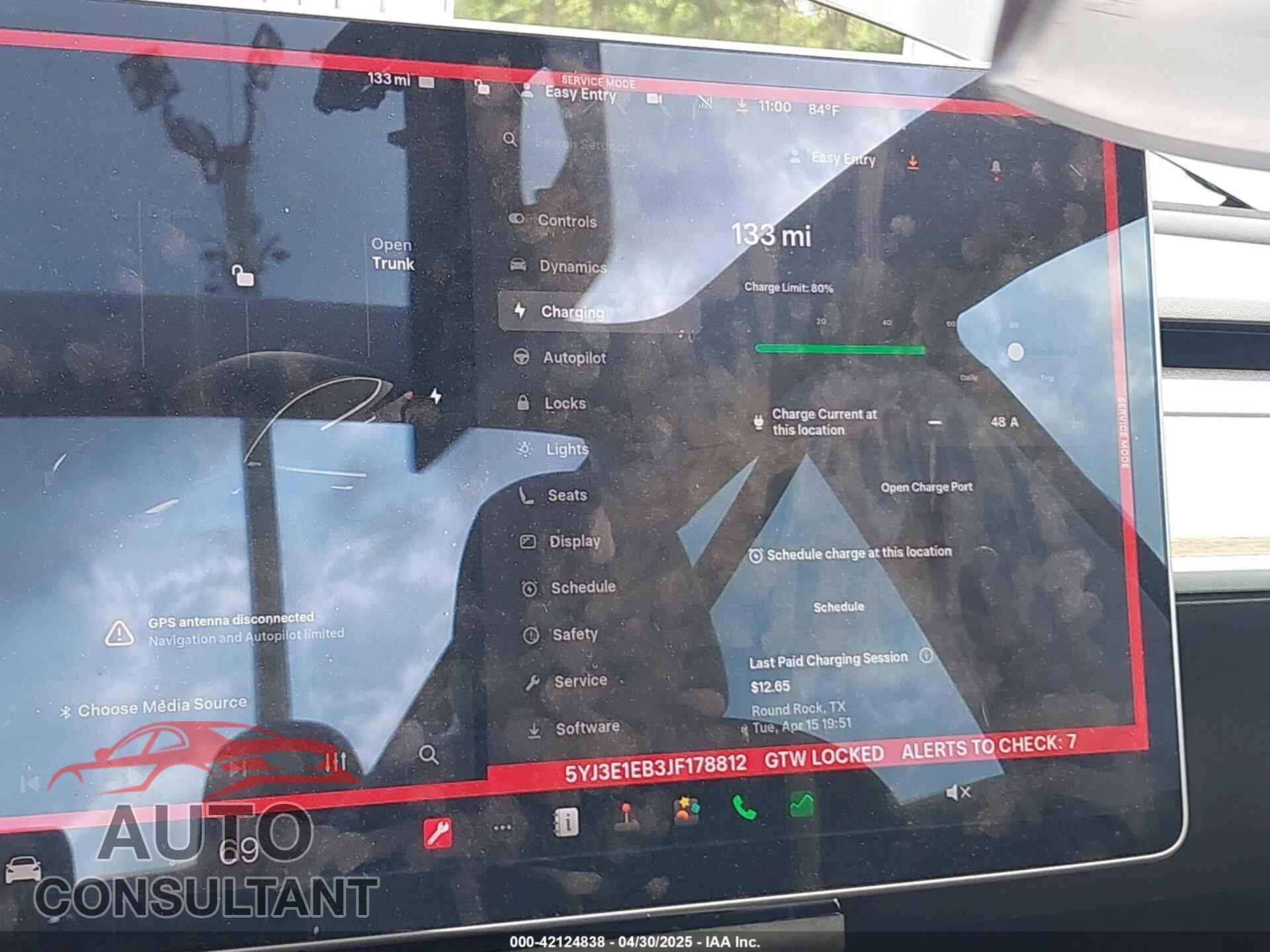 TESLA MODEL 3 2018 - 5YJ3E1EB3JF178812