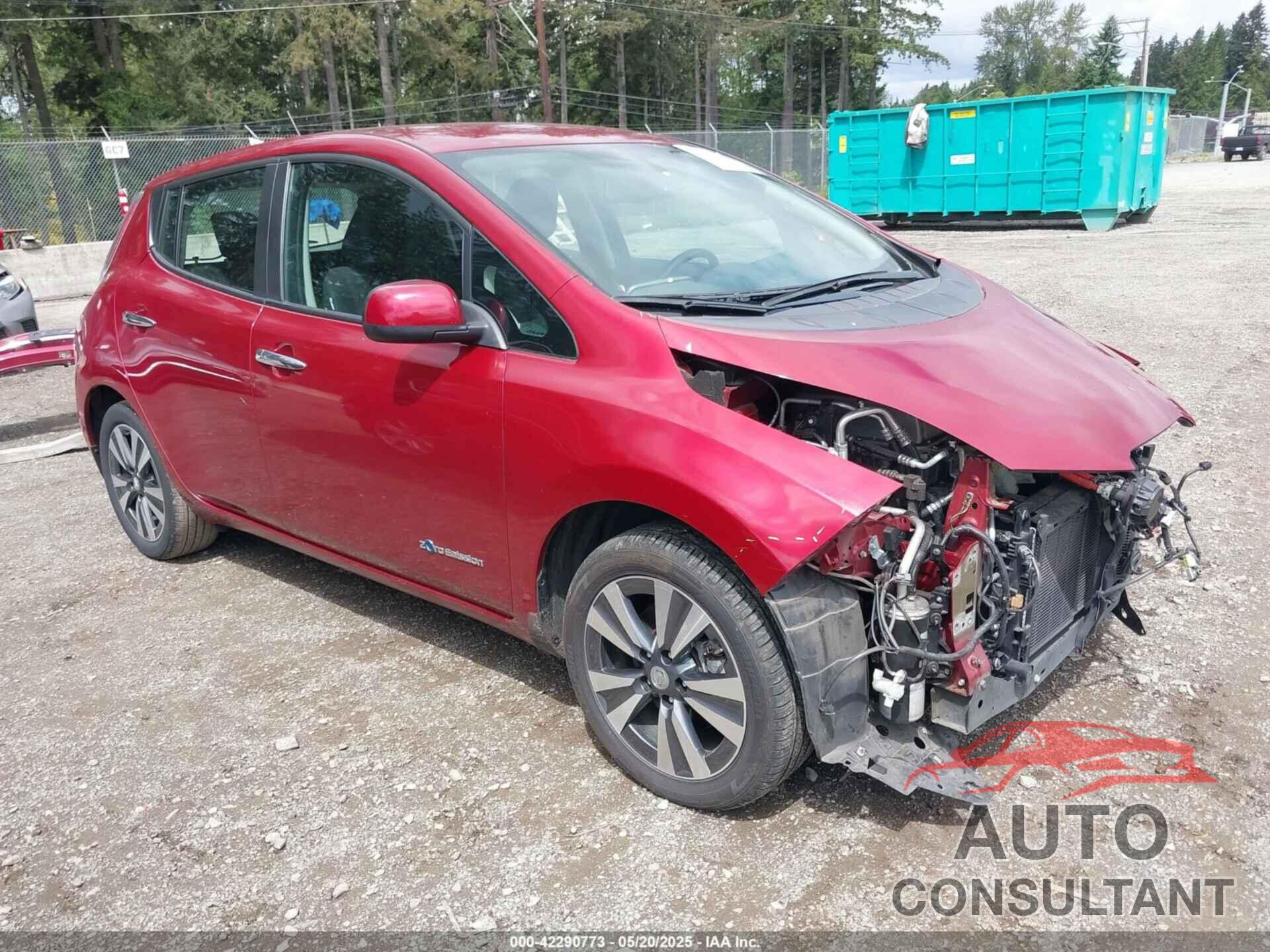 NISSAN LEAF 2015 - 1N4AZ0CP8FC318335