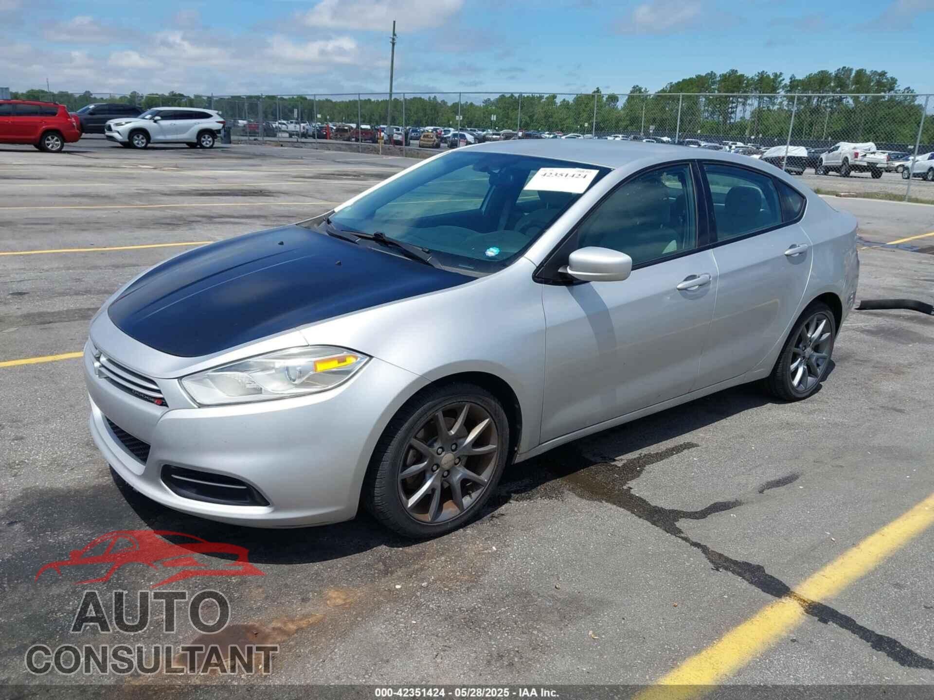 DODGE DART 2013 - 1C3CDFBA3DD139648