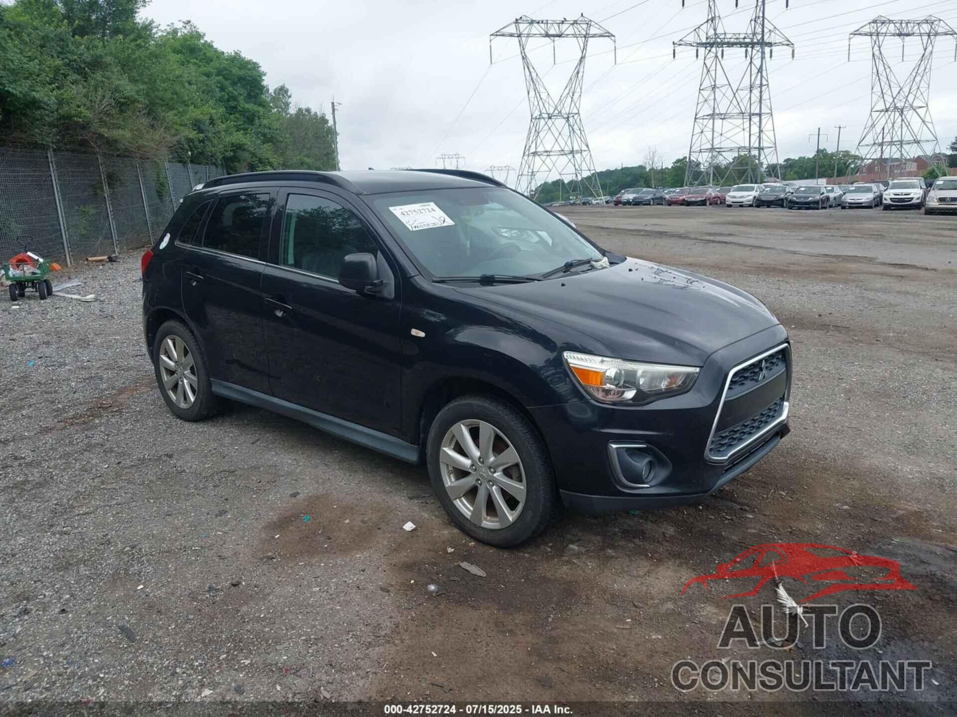 MITSUBISHI OUTLANDER SPORT 2013 - 4A4AR4AUXDE021586