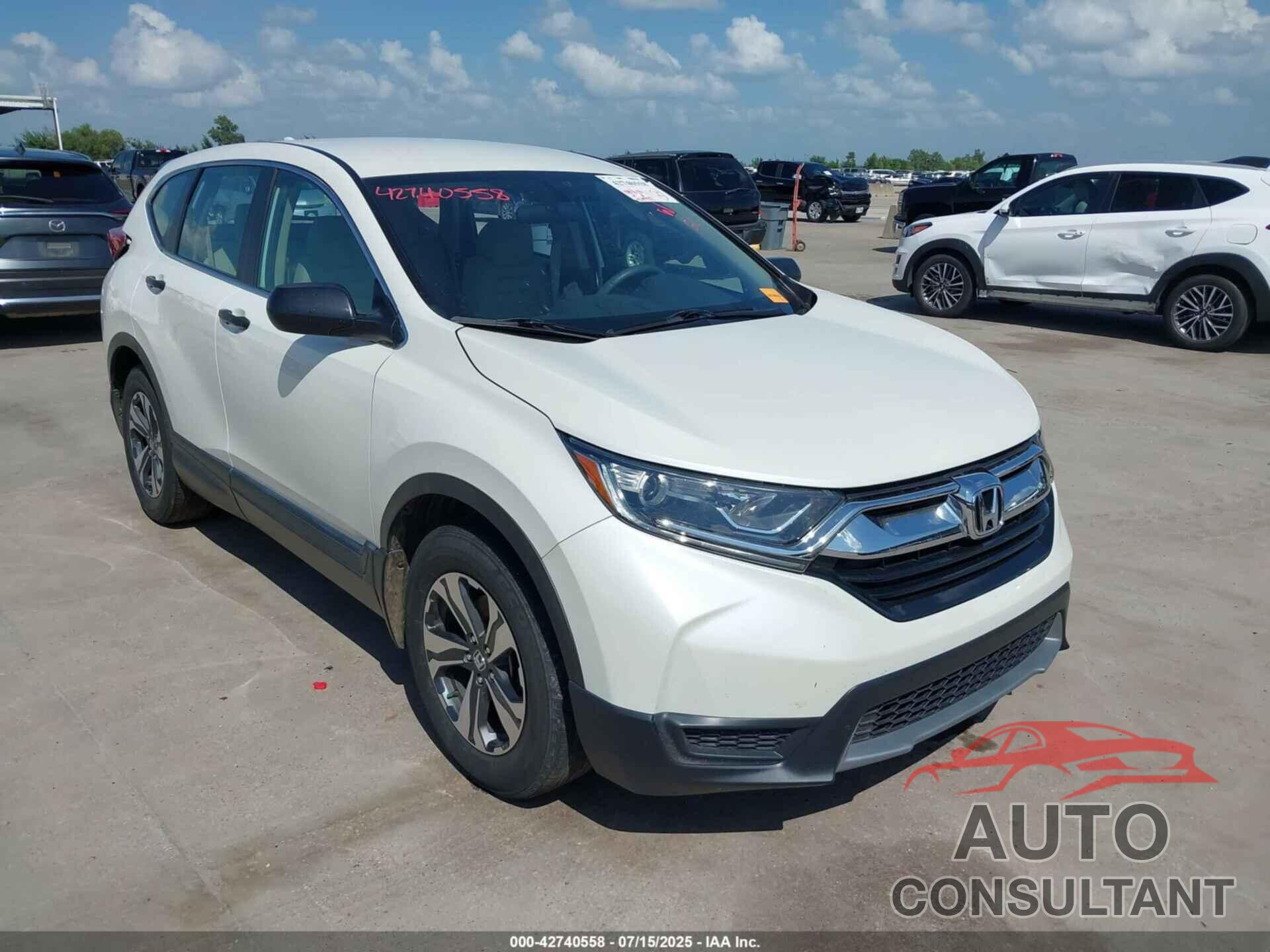 HONDA CR-V 2017 - 2HKRW5H39HH402910