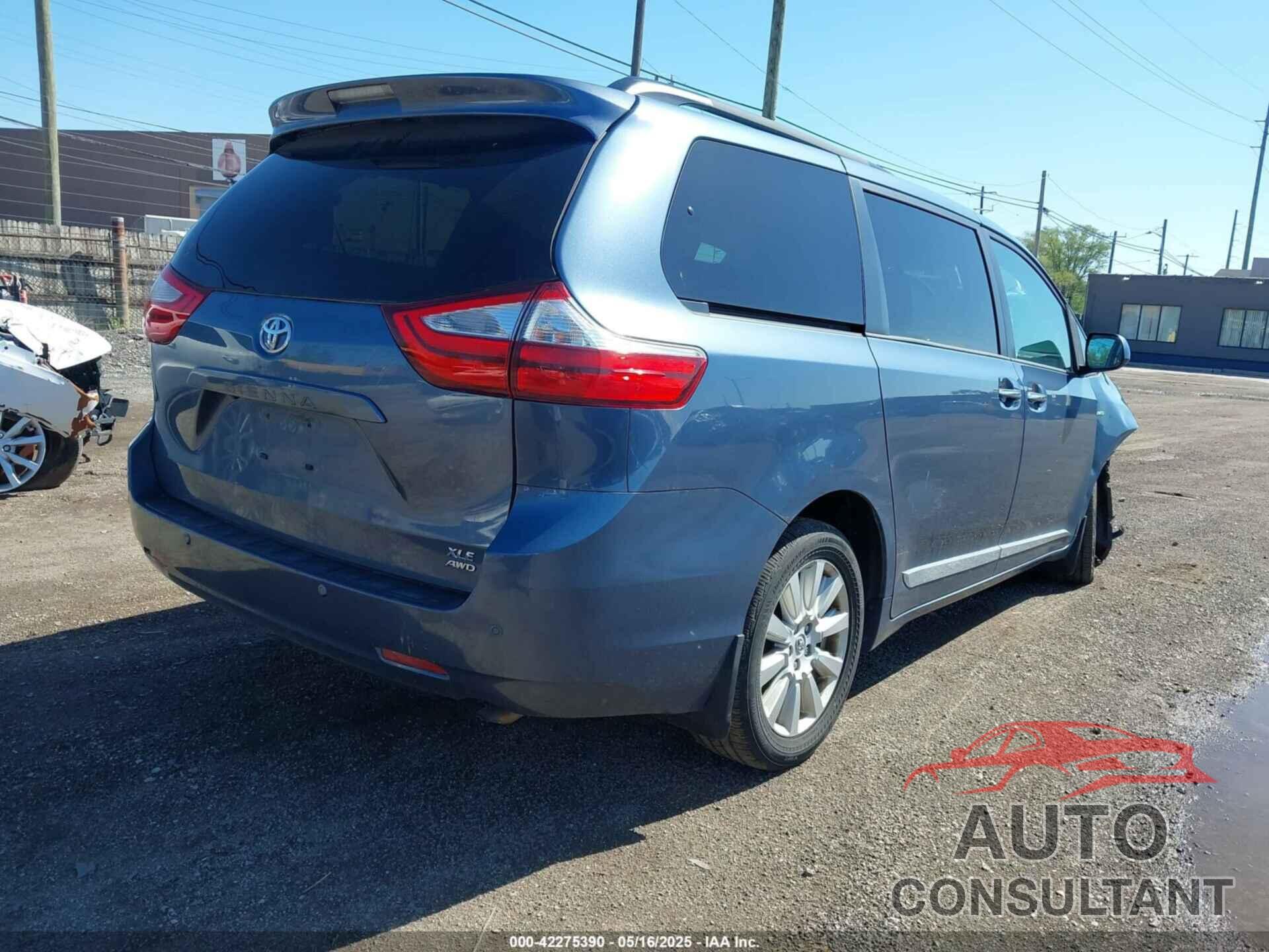 TOYOTA SIENNA 2017 - 5TDDZ3DC4HS156287