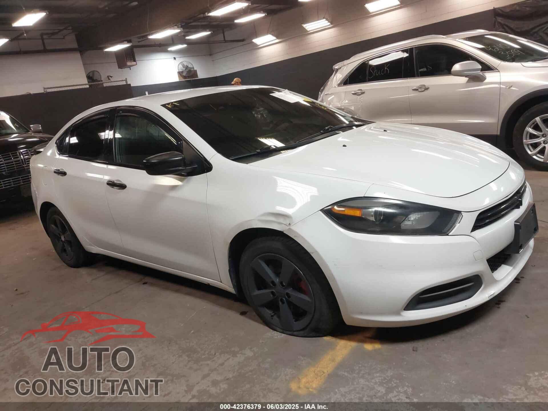 DODGE DART 2015 - 1C3CDFBB7FD374324