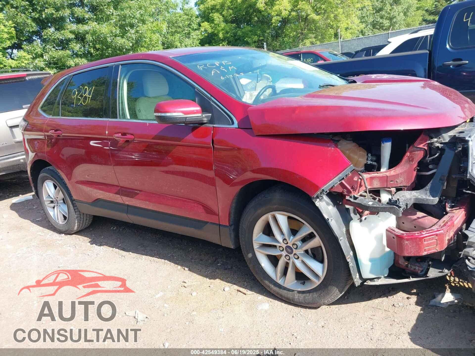 FORD EDGE 2015 - 2FMTK4J90FBC30474