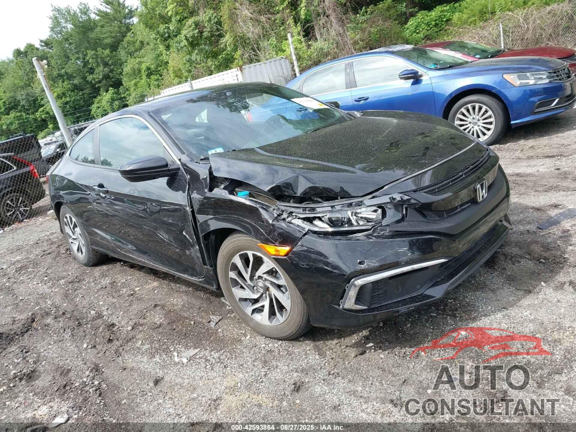 HONDA CIVIC 2019 - 2HGFC4B62KH310189