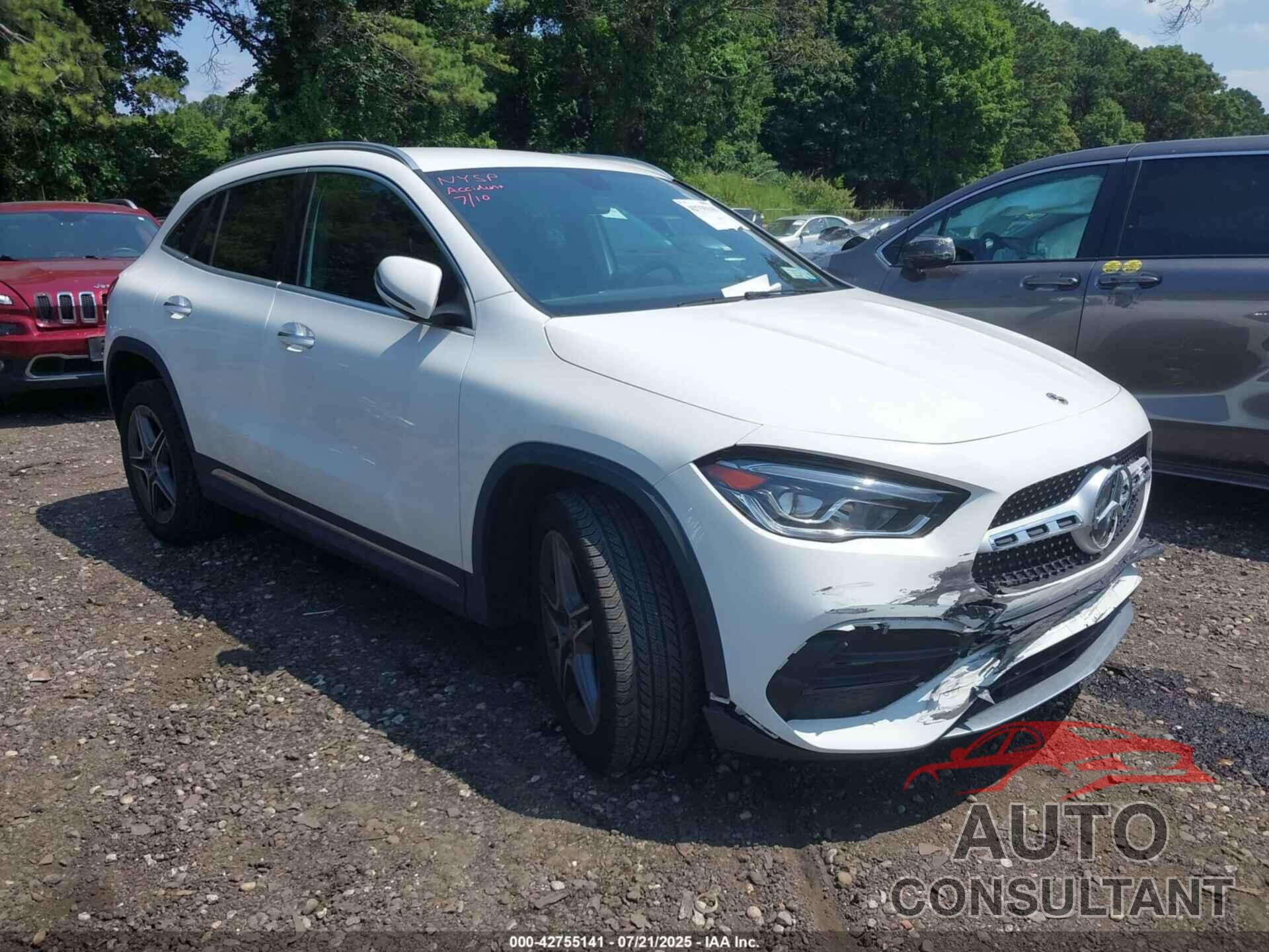 MERCEDES-BENZ GLA 250 2022 - W1N4N4HB6NJ342949