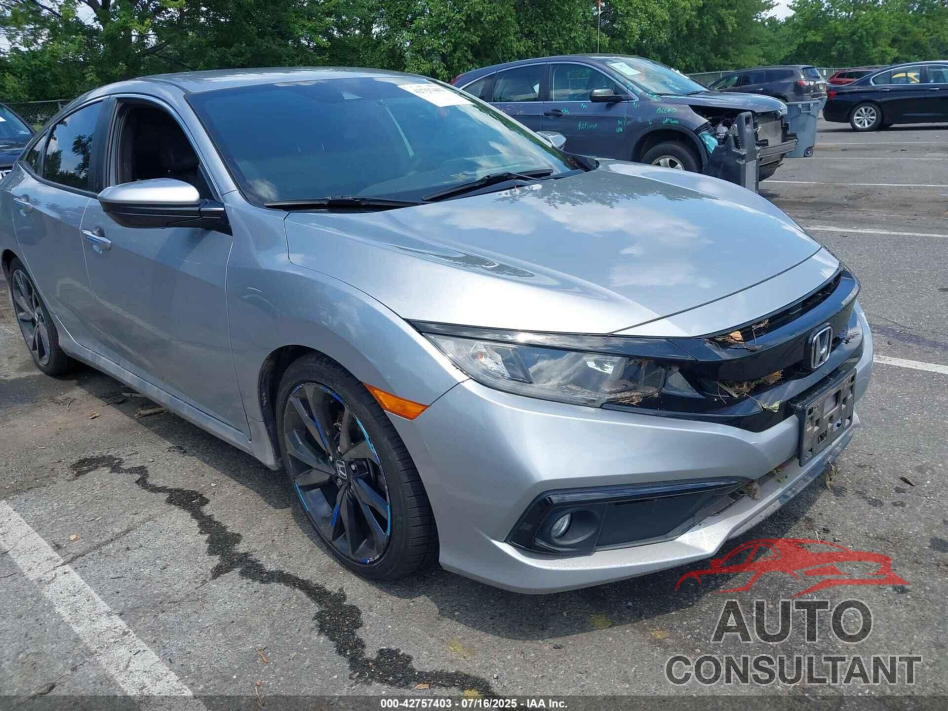 HONDA CIVIC 2019 - 2HGFC2F82KH507136