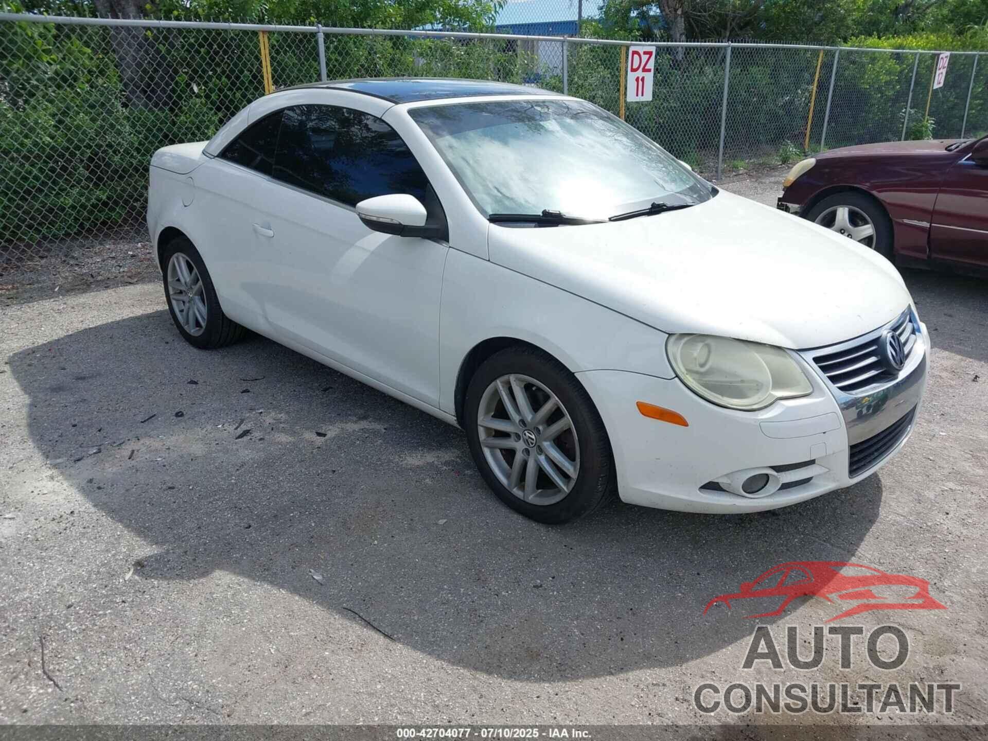 VOLKSWAGEN EOS 2010 - WVWFA7AHXAV012665