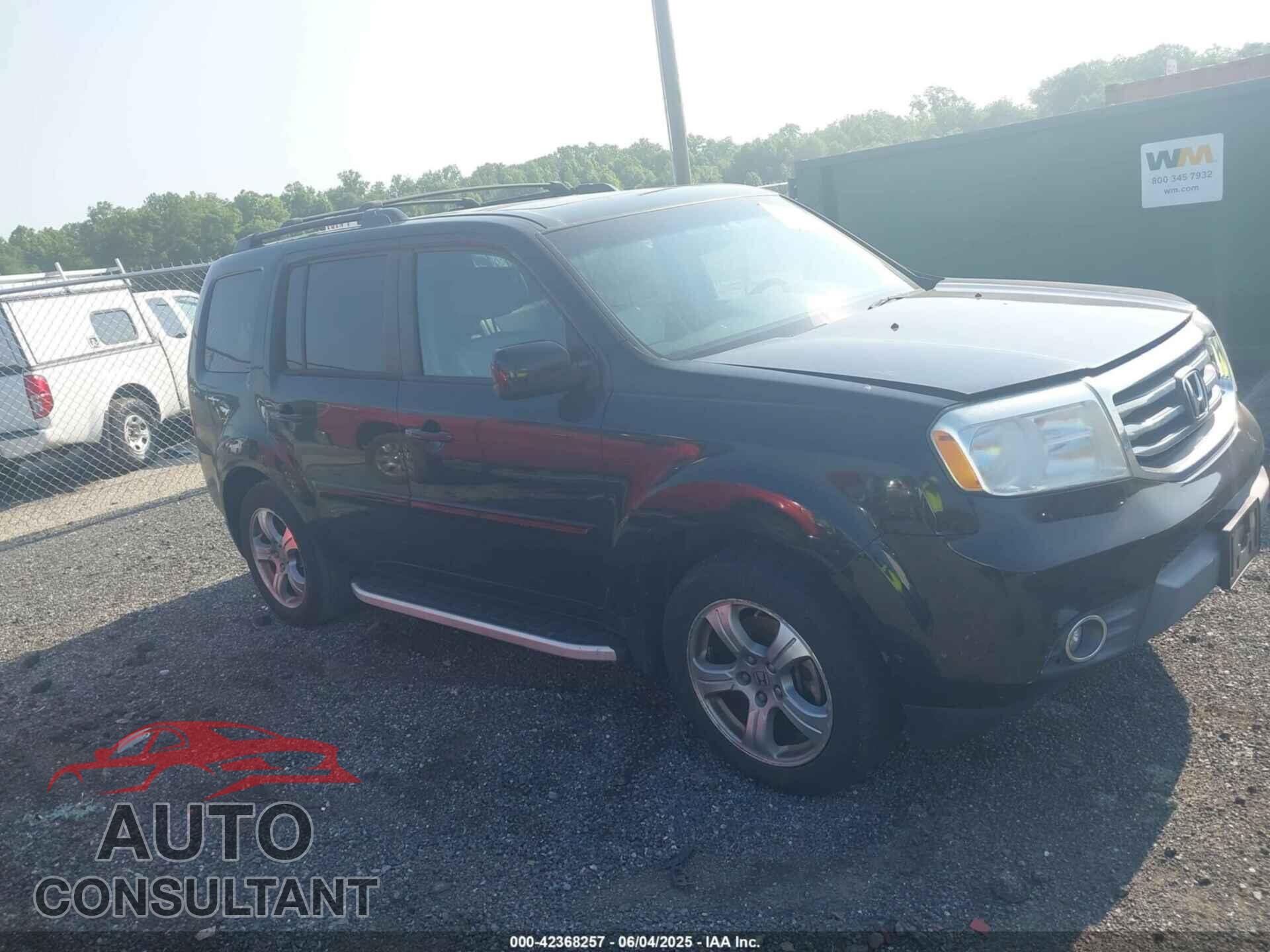 HONDA PILOT 2012 - 5FNYF4H77CB084401