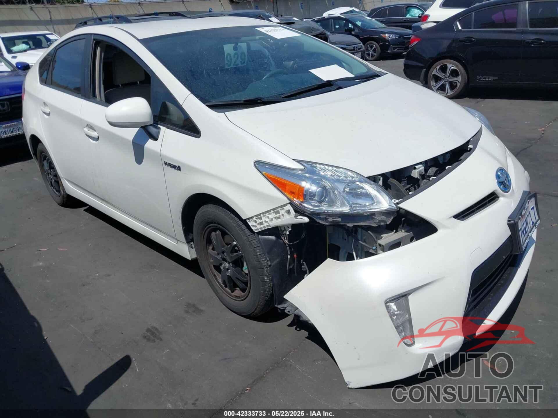 TOYOTA PRIUS 2015 - JTDKN3DU8F1993386