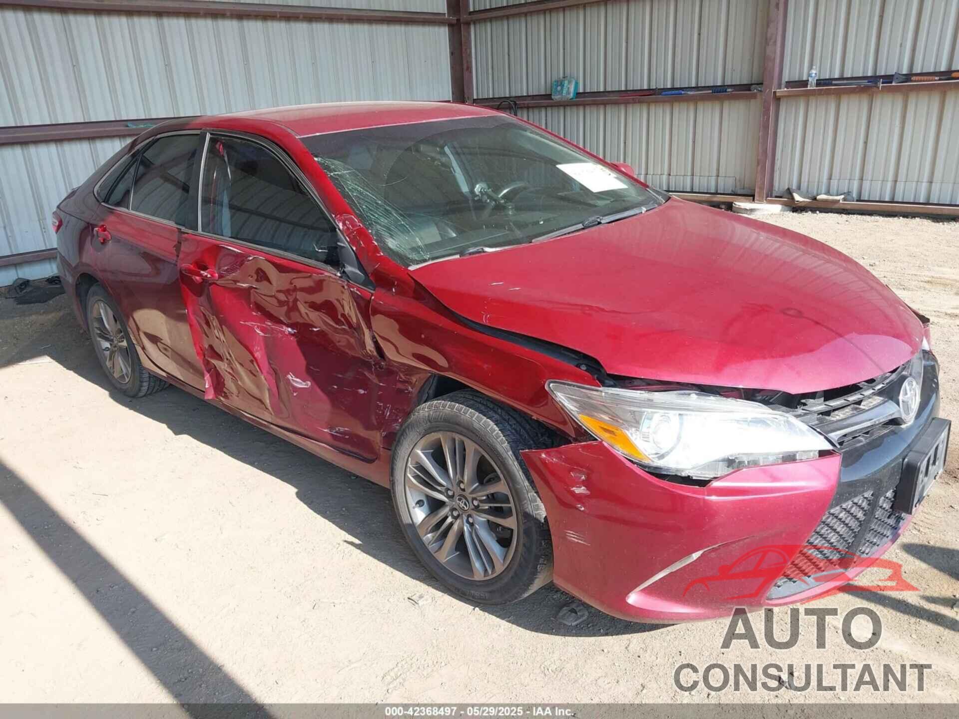 TOYOTA CAMRY 2017 - 4T1BF1FK6HU750766