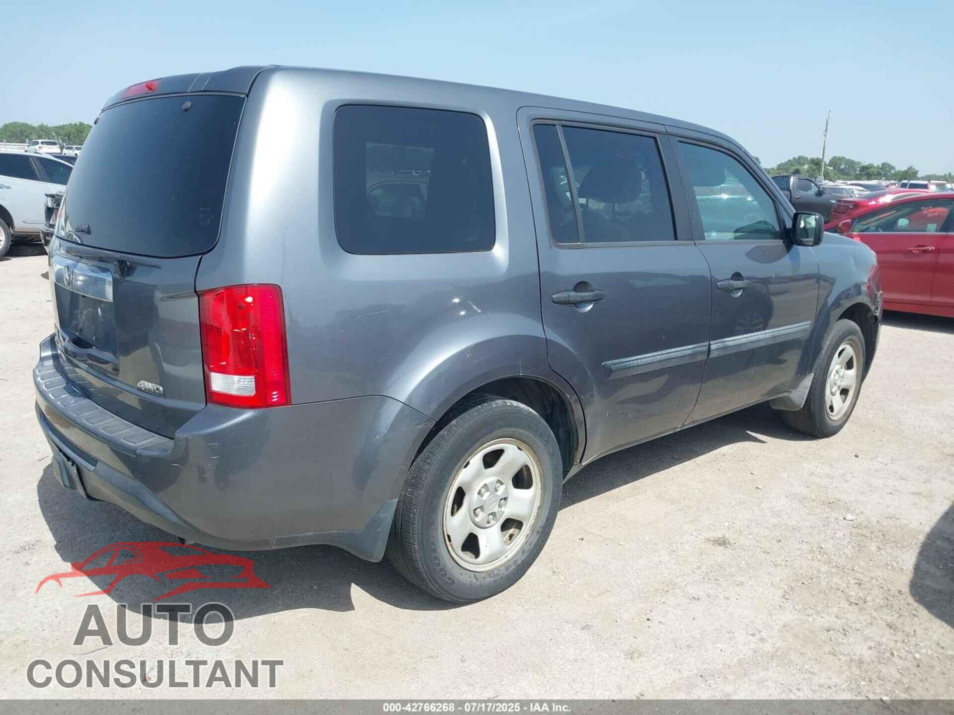 HONDA PILOT 2012 - 5FNYF4H29CB036774