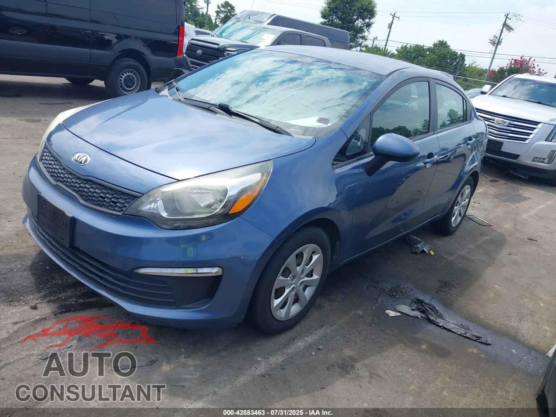 KIA RIO 2016 - KNADM4A3XG6598043