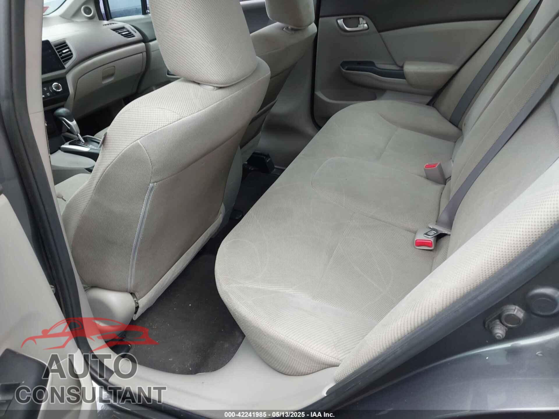 HONDA CIVIC 2012 - 19XFB2F88CE009702