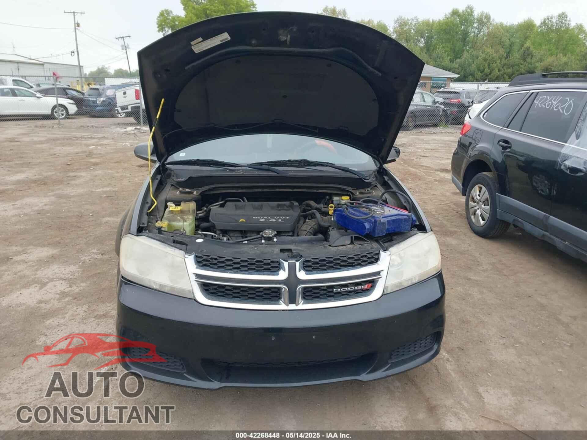 DODGE AVENGER 2012 - 1C3CDZAB7CN310681