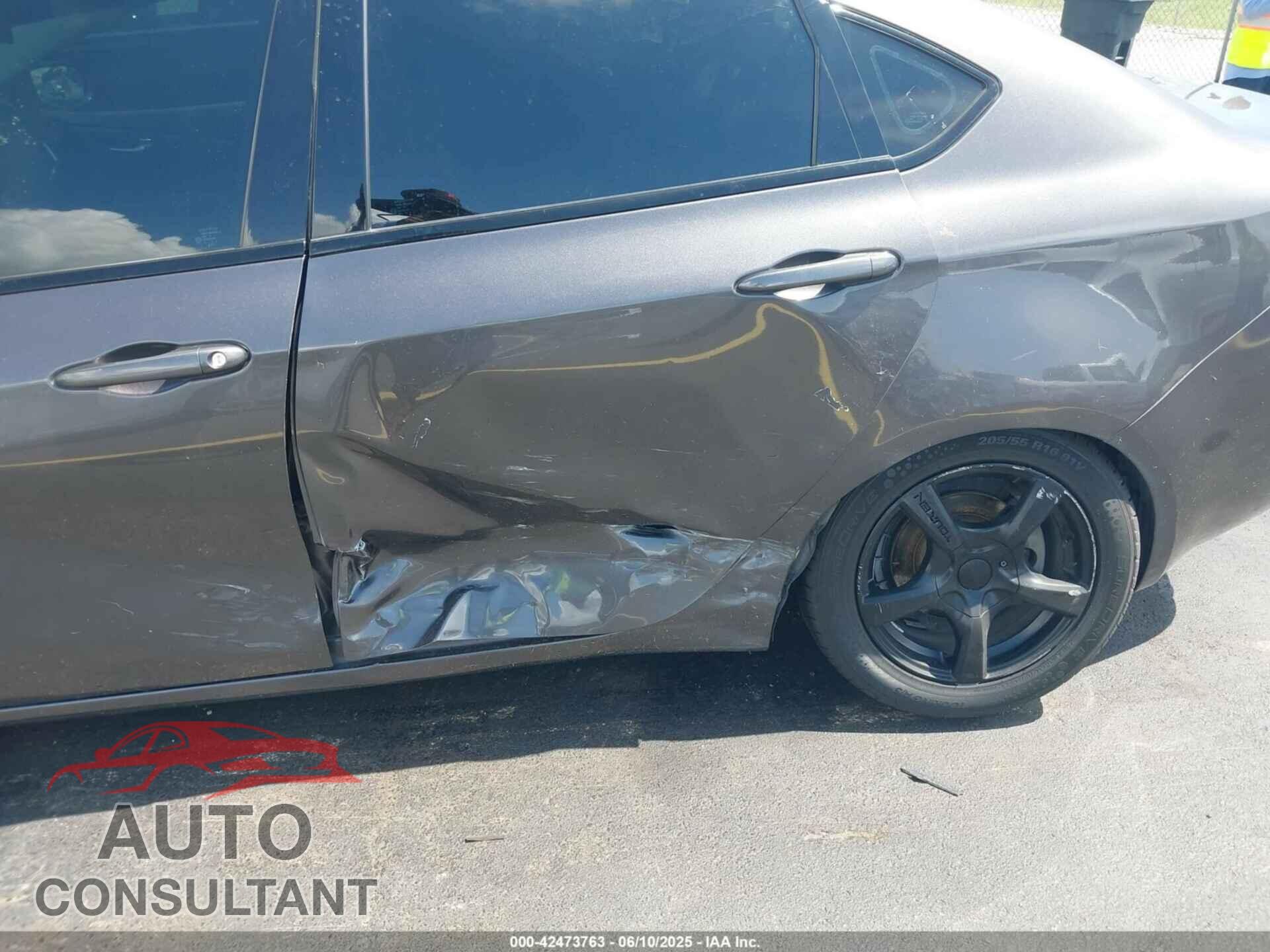 DODGE DART 2015 - 1C3CDFBB0FD364377