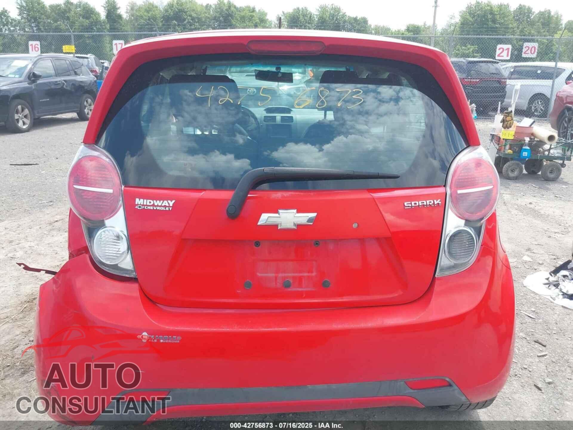 CHEVROLET SPARK 2014 - KL8CD6S98EC539934