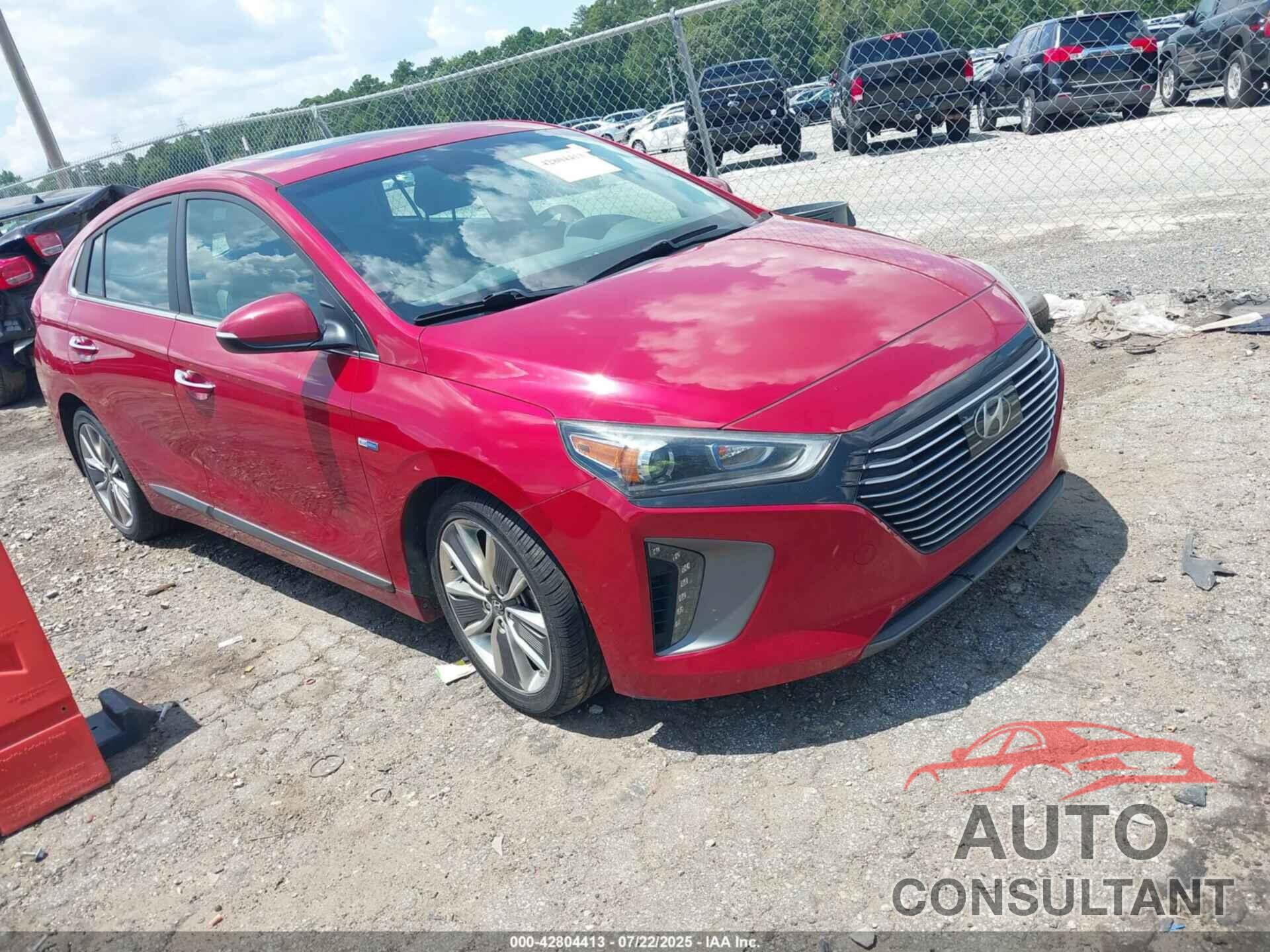 HYUNDAI IONIQ HYBRID 2019 - KMHC85LCXKU120484