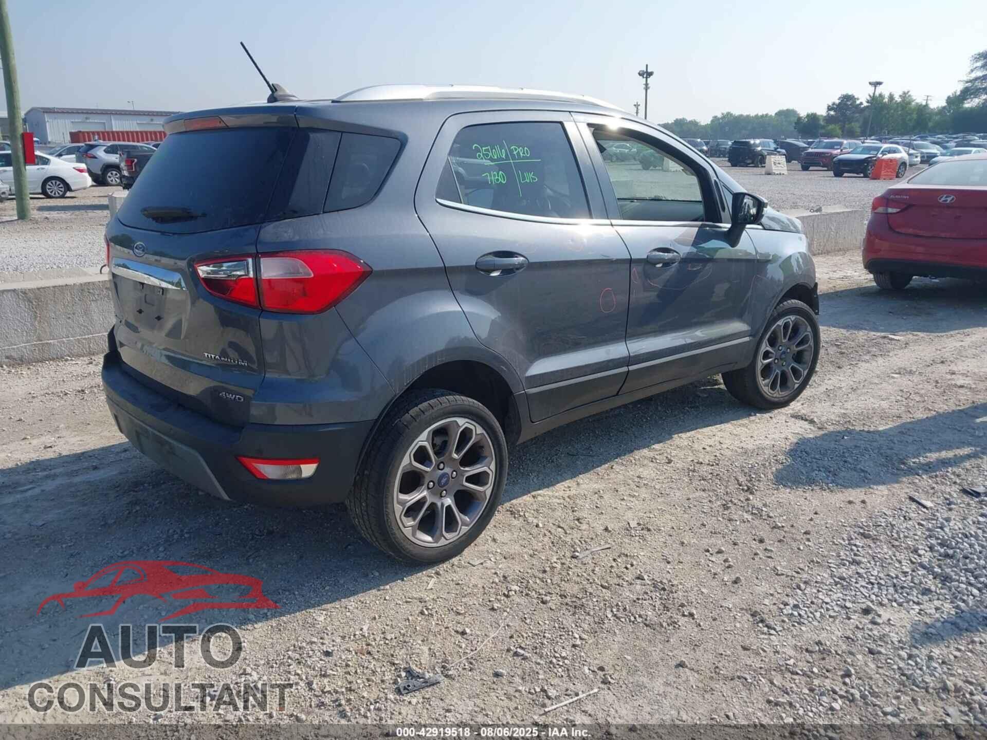 FORD ECOSPORT 2020 - MAJ6S3KL6LC359424