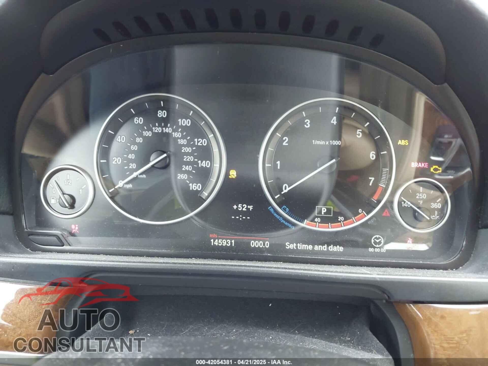 BMW 528I 2013 - WBAXH5C54DD109052