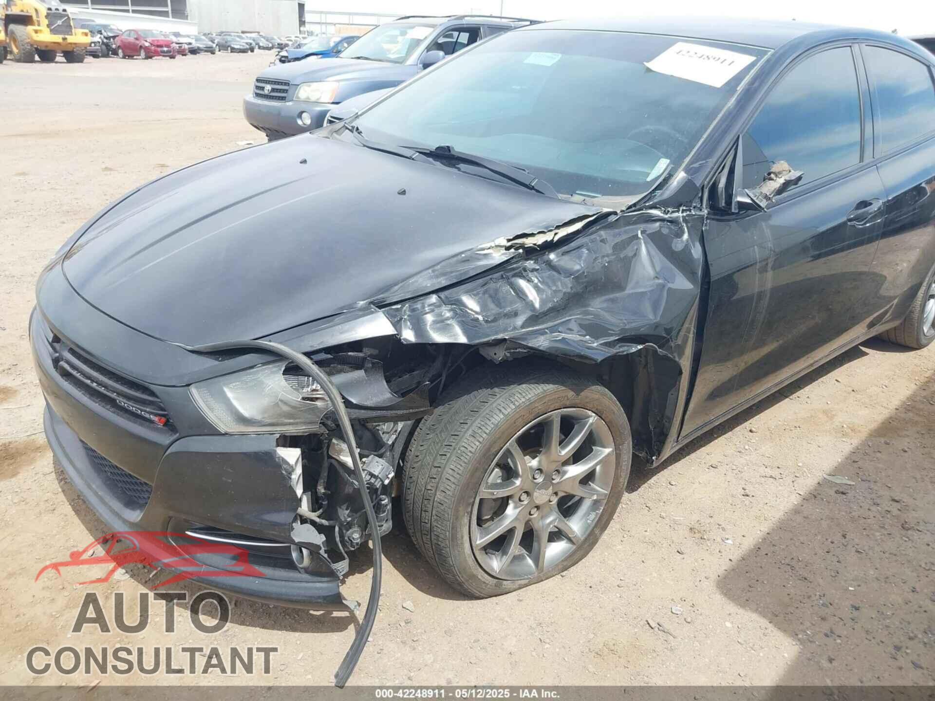 DODGE DART 2015 - 1C3CDFBBXFD141358
